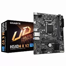 Tarjeta Madre Gigabyte H510m K V2, Lga 1200, 2 Ddr4-sdram, Pci Express 3.0